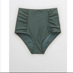 American Eagle green high waisted swim bottoms